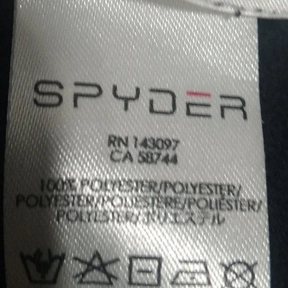 Spyder Core Half Zip Pullover Sweater Jacket Sz.L Like New